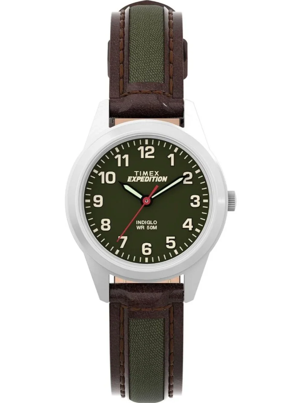 Women's Brown/Green Expedition Metal Field Mini 26mm Classic Wrist Watches